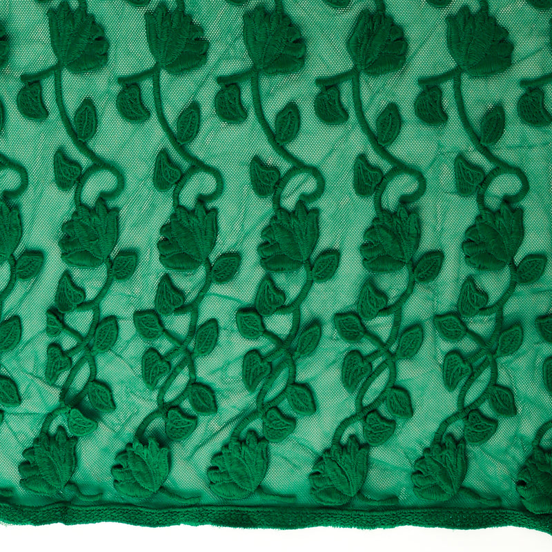 FANCY Embroidered Mesh - 002 - Green