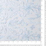 FANCY Embroidered Mesh - 003 - Light Blue