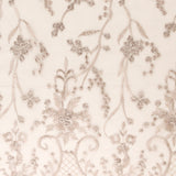 FANCY Embroidered Mesh - 004 - Champagne