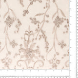 FANCY Embroidered Mesh - 004 - Champagne