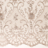 FANCY Embroidered Mesh - 004 - Champagne