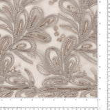 FANCY Embroidered Mesh - 006 - Light Taupe