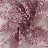 FANCY Embroidered Mesh - 007 - Pink