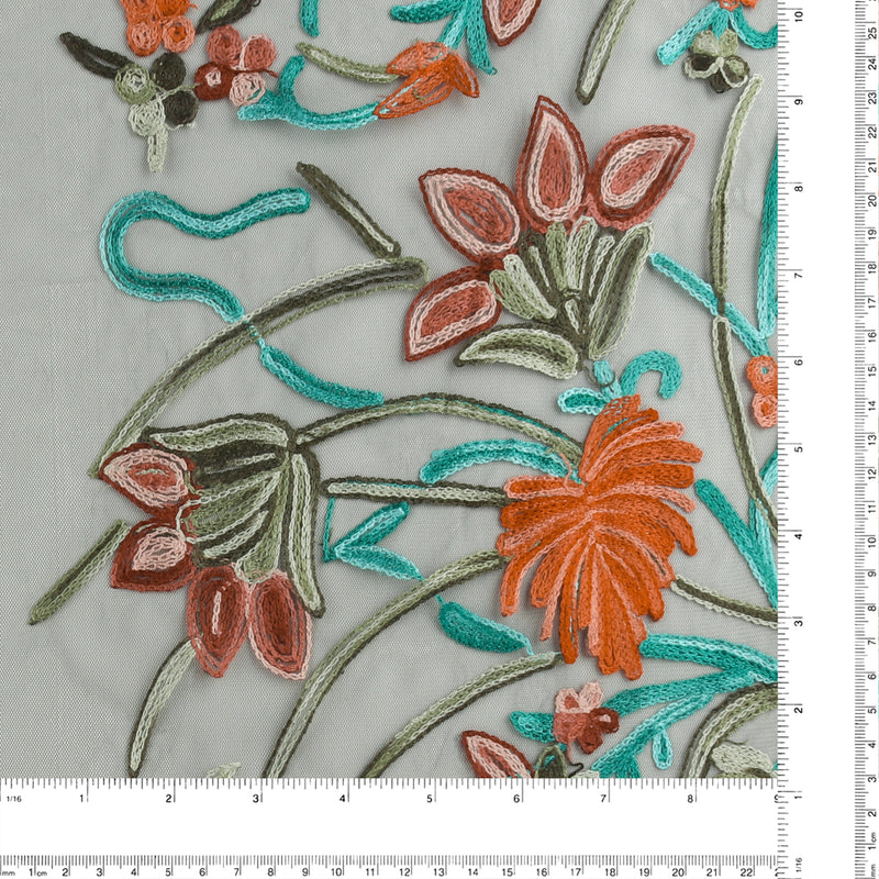 Embroidery - BOHO - 005 - Teal