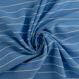 Stripe shirting - SHELBY - 007 - Denim