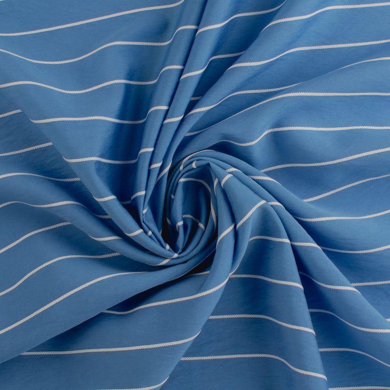 Stripe shirting - SHELBY - 007 - Denim