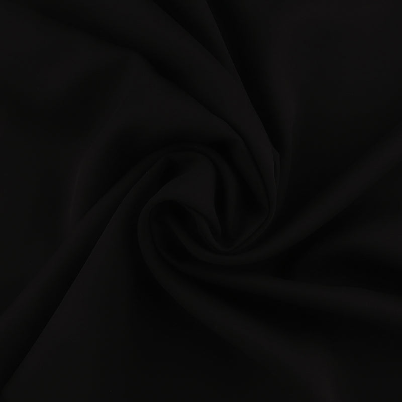 Solid Rayon Twill - ZARA - 006 - Black