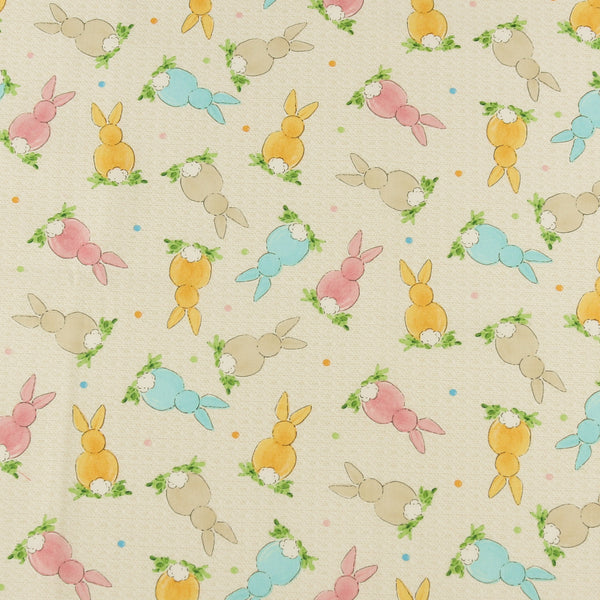 Henry Glass - Coton imprimé - &lt;PEEK A BOO BUNNIES&gt; - 003 - Beige