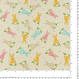 Henry Glass - Printed Cotton - «PEEK A BOO BUNNIES» - 003 - Beige