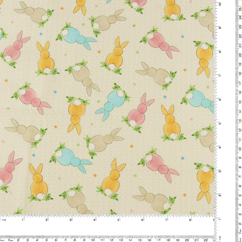 Henry Glass - Printed Cotton - «PEEK A BOO BUNNIES» - 003 - Beige