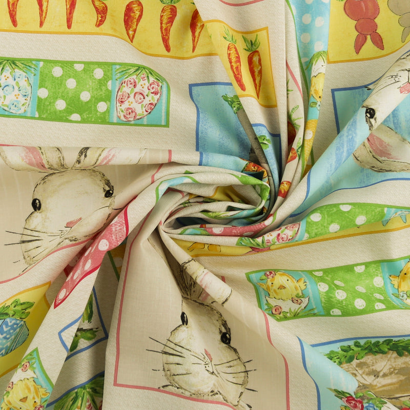 Henry Glass - Printed Cotton - «PEEK A BOO BUNNIES» - 009 - Beige