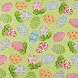 Henry Glass - Printed Cotton - «PEEK A BOO BUNNIES» - 011 - Green