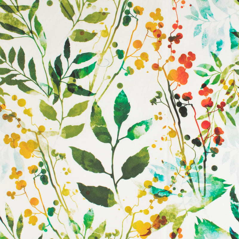 Digital Printed Poplin - ROSALIA - 001 - Green