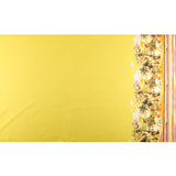 Printed Stretch Poplin - CHIT CHAT - 019 - Yellow