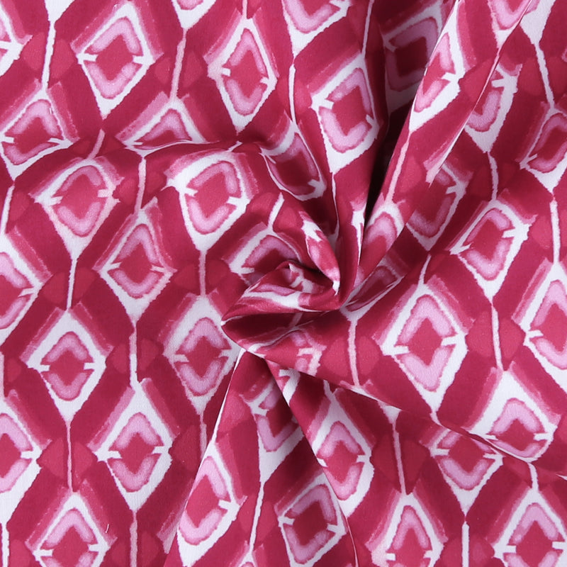 Digital Printed Sateen - ELOISE - 001 - Pink