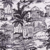 Digital Printed Sateen - ELOISE - 002 - Black & White