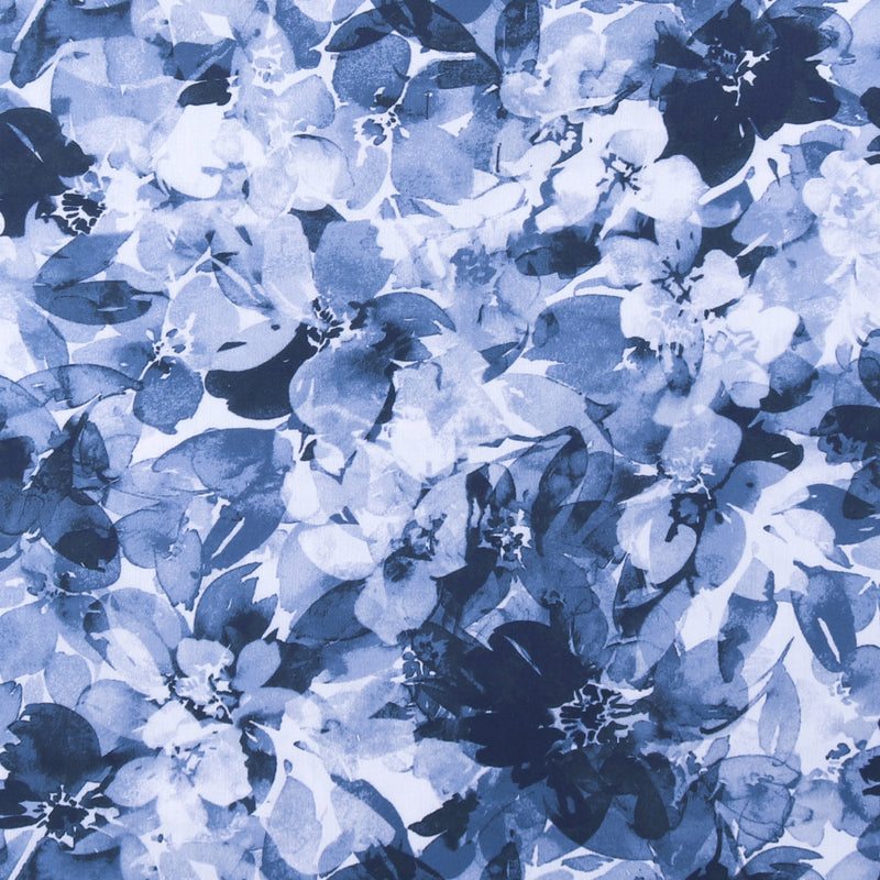 Digital Printed Sateen - ELOISE - 006 - Blue