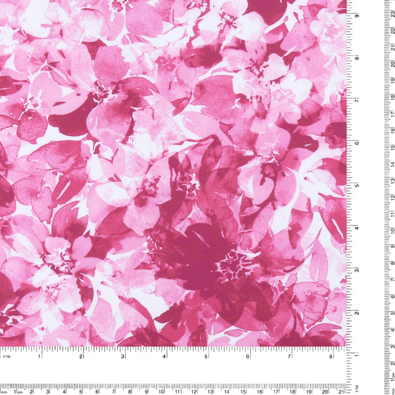 Digital Printed Sateen - ELOISE - 007 - Pink