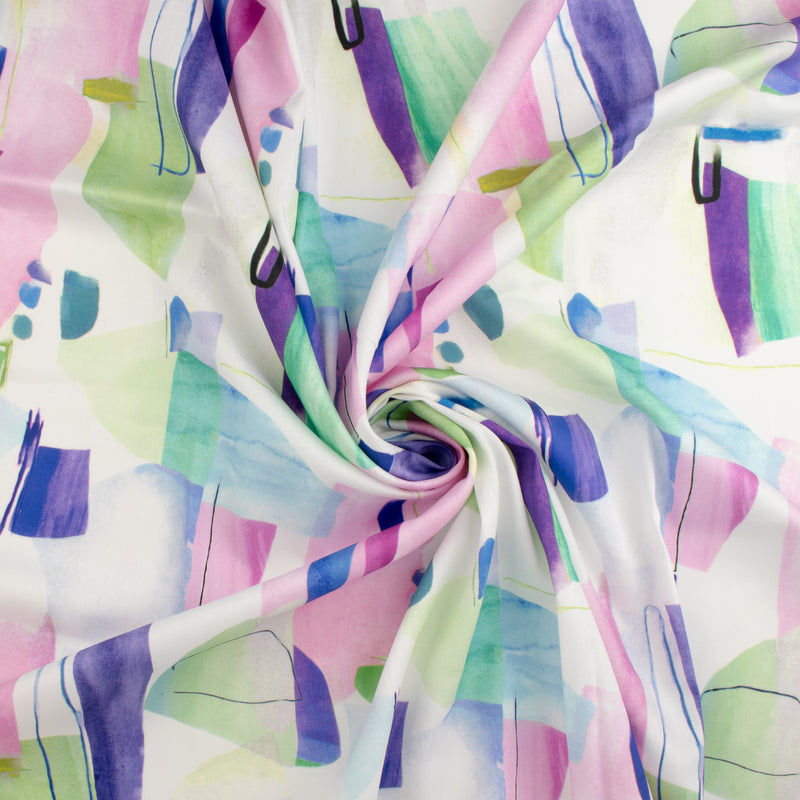 Digital Printed Sateen - ELOISE - 008 - Multicolor