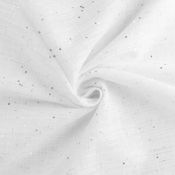 Tissu pour costume - COCO - 011 - Blanc