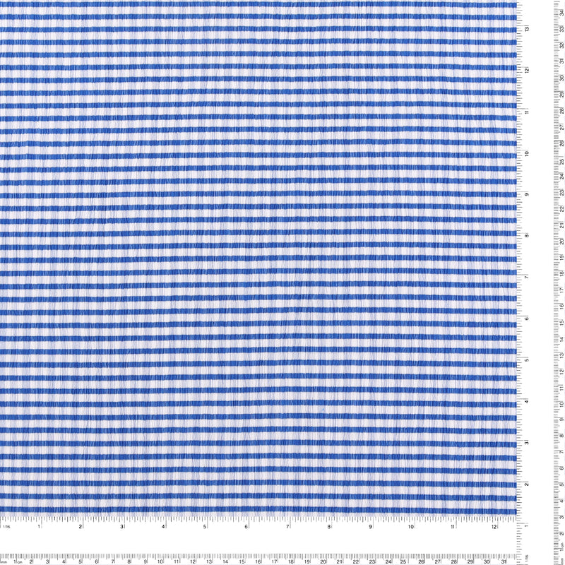Crinkled Polyester - CHANTAL - 001 - Blue