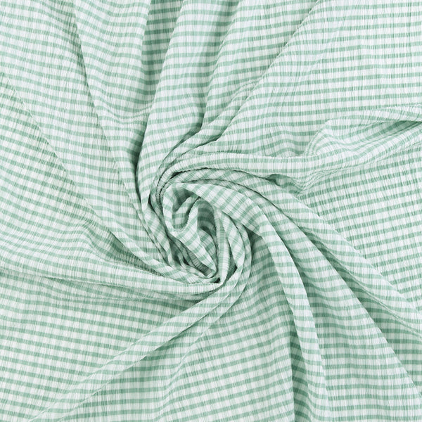 Crinkled Polyester - CHANTAL - 002 - Mint