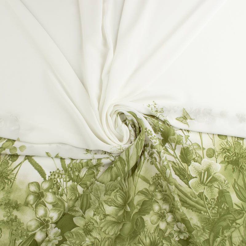 Printed Georgette - ILENE - 010 - Moss