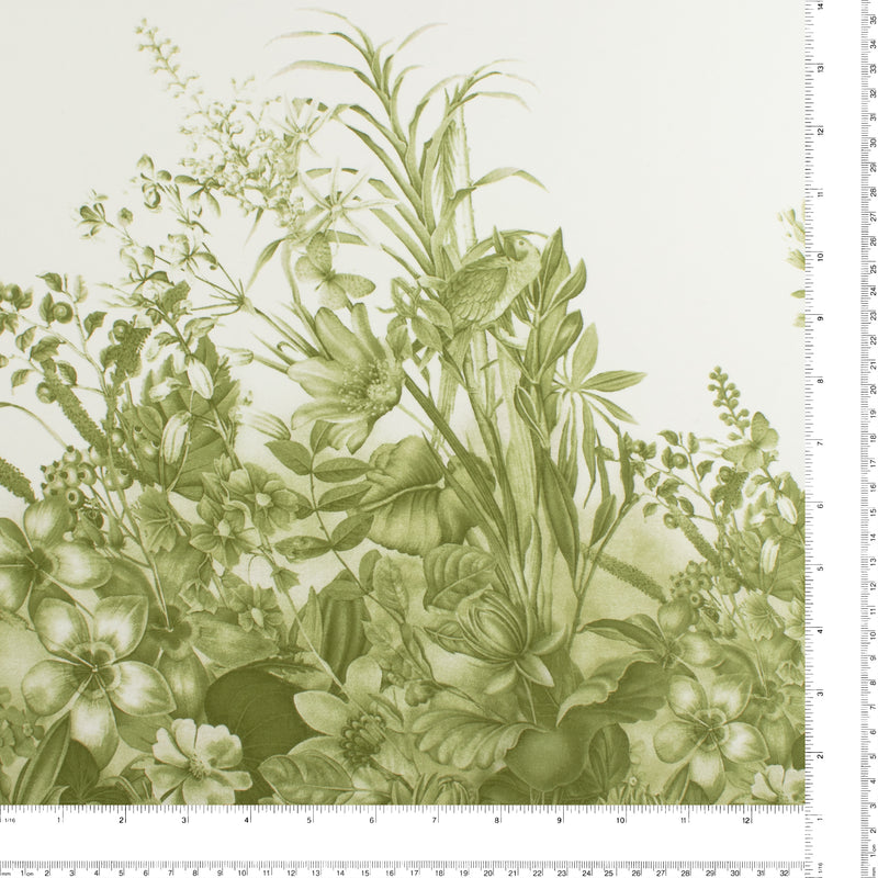 Printed Georgette - ILENE - 010 - Moss