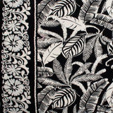 Printed Rayon Poplin - DEIRDRE - 004 - Black & White