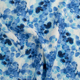 Digital Printed Rayon Nylon Slub - BOREALIS - 019 - Blue