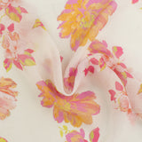Digital Printed Voile - «TRINITY» - 001 - White