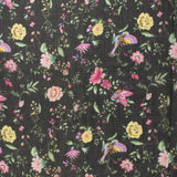 Digital Printed Voile - «TRINITY» - 004 - Black