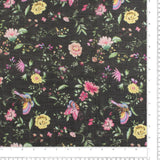 Digital Printed Voile - «TRINITY» - 004 - Black