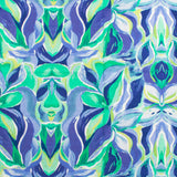 Printed Rayon Slub - LILIANA - 003 - Blue