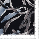 Printed Stretch Knit - SAMANTHA - 001 - Navy
