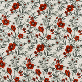 Henry Glass - Printed Cotton - «SCARLET DAYS & NIGHTS» - 002 - Offwhite