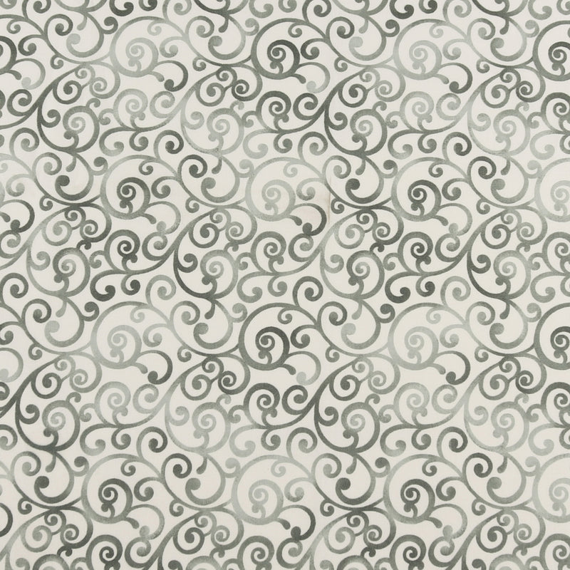 Henry Glass - Printed Cotton - «SCARLET DAYS & NIGHTS» - 007 - Offwhite and Grey