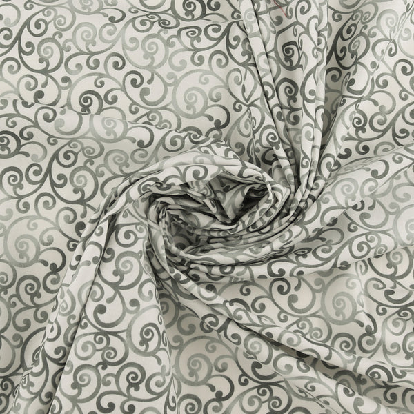 Henry Glass - Coton imprimé - &lt;SCARLET DAYS &amp; NIGHTS&gt; - 007 - Blanc Cassé et Gris