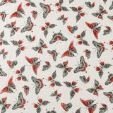 Henry Glass - Printed Cotton - «SCARLET DAYS & NIGHTS» - 009 - Offwhite