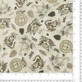 Henry Glass - Printed Cotton - «BIG KITTIES» - 008 - Beige