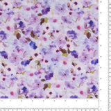 Printed Cotton - FLIRTY FLORALS - 003 - Mauve