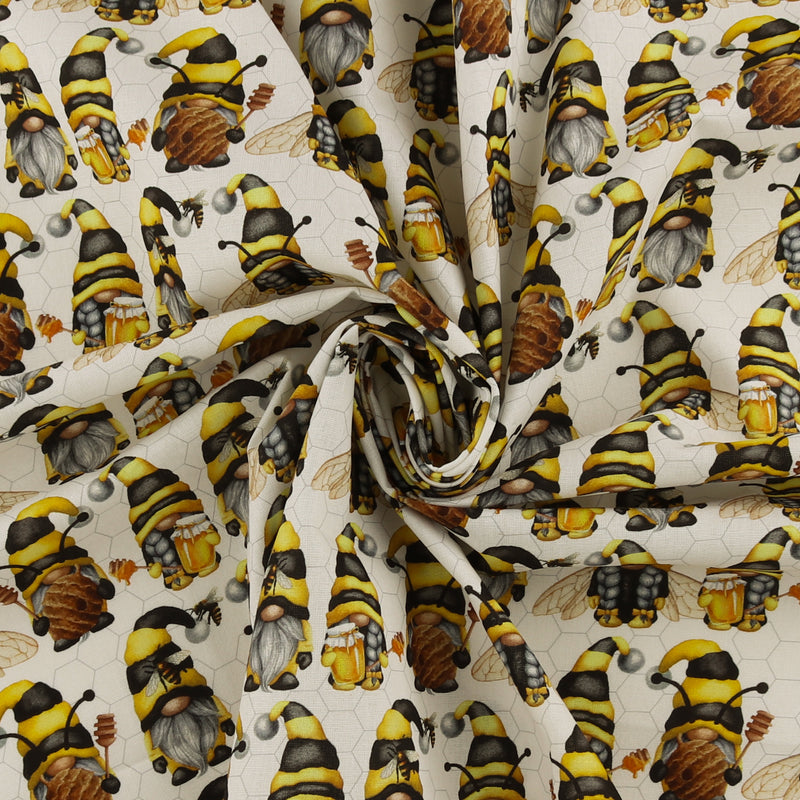 Printed Cotton - ENCHANTED - 002 - Ivory