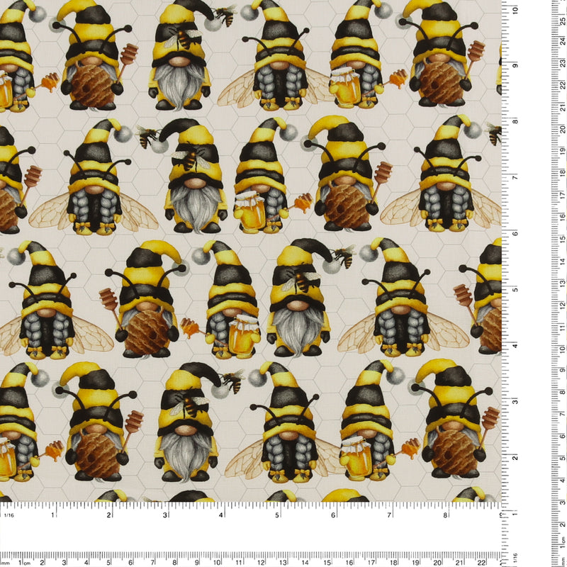 Printed Cotton - ENCHANTED - 002 - Ivory