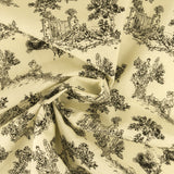Printed Cotton - PROVENCE - 001 - Black