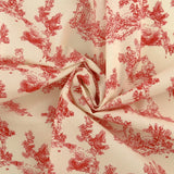 Printed Cotton - PROVENCE - 005 - Crimson
