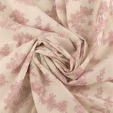 Printed Cotton - PROVENCE - 007 - Rose/Ivory