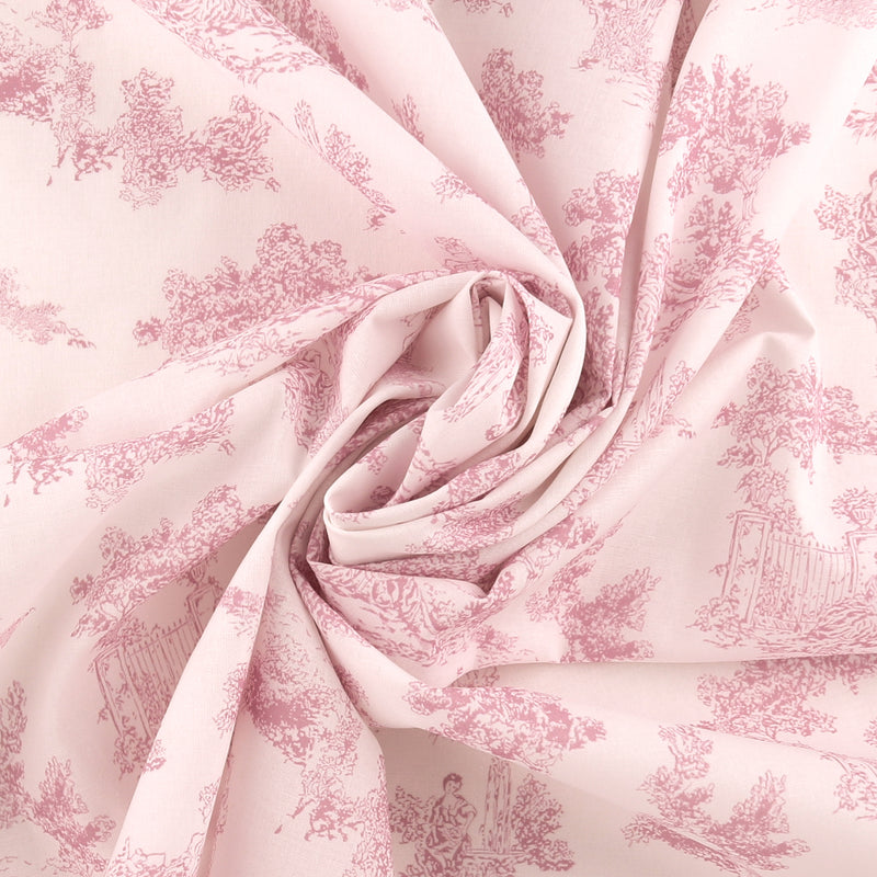 Printed Cotton - PROVENCE - 008 - Rose