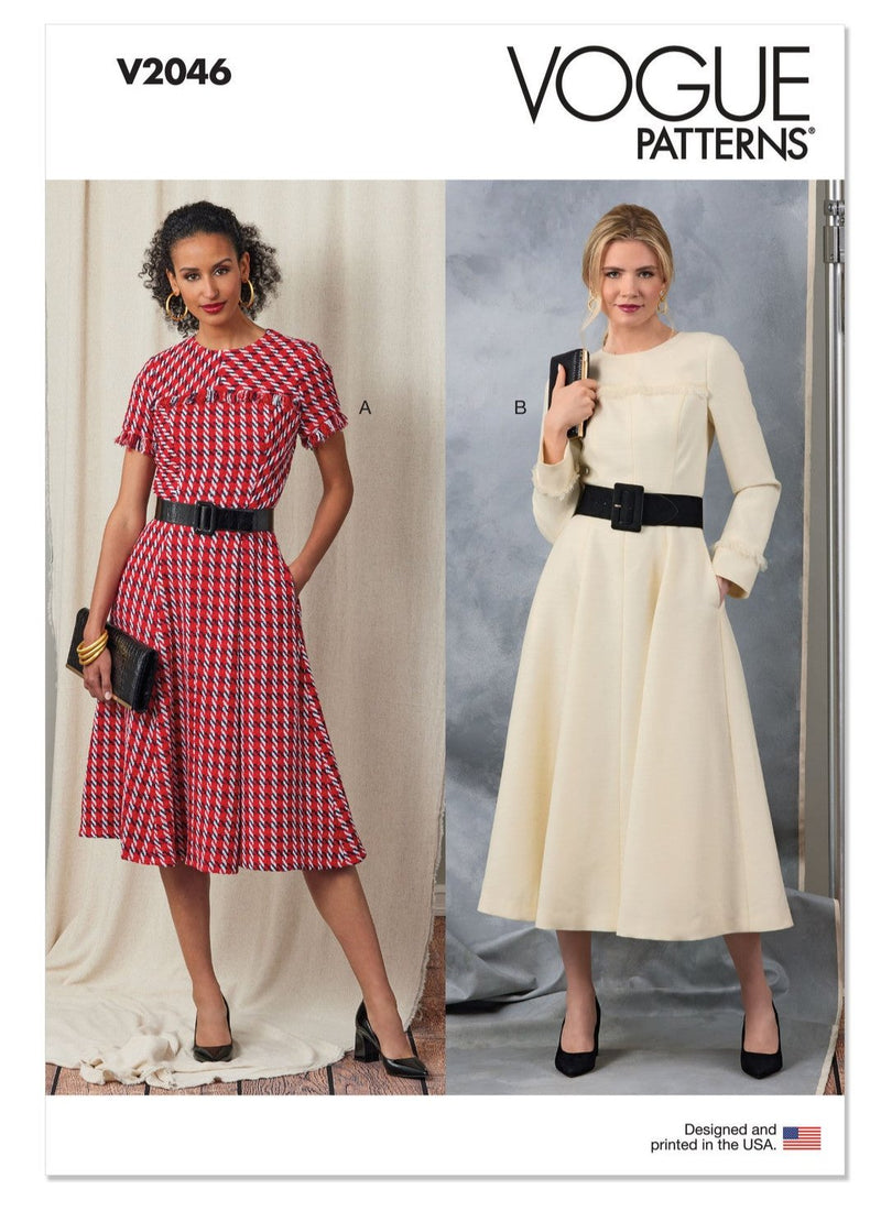 Vogue - V2046 Misses' Dress with Sleeve and Length Variations