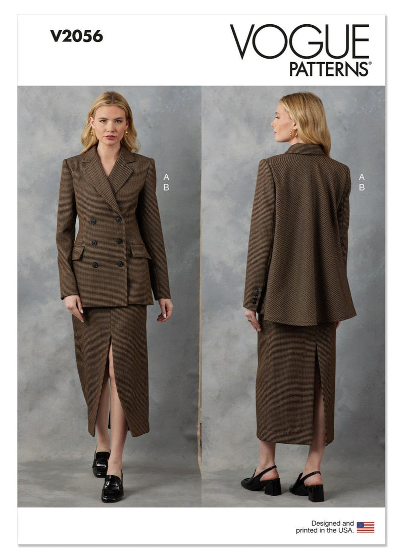 Vogue - V2056 MISSES' JACKET AND SKIRT