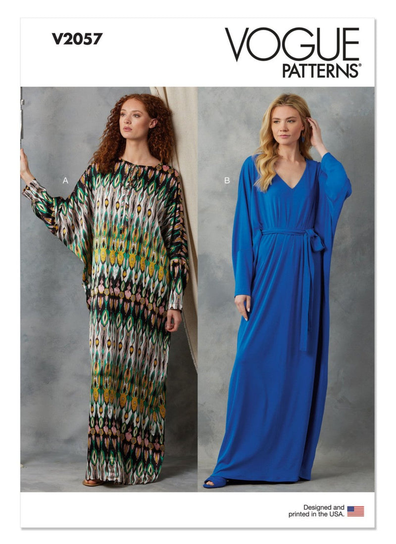 Vogue - V2057 MISSES' CAFTANS AND SASH